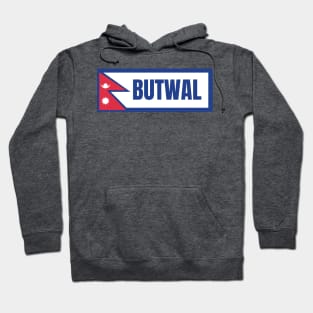 Butwal City with Nepal Flag Hoodie